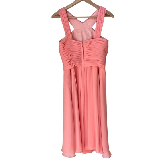 Azazie Amani Bridesmaid Dress in Watermenlon Color Size: 4 - Picture 10 of 12
